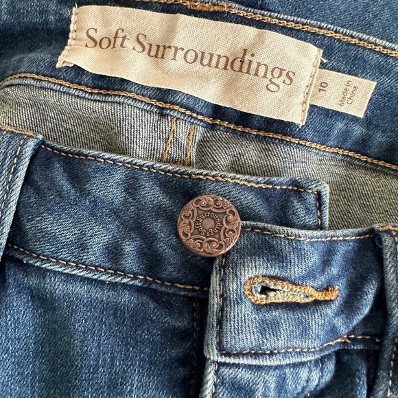 Soft Surroundings The Ultimate Denim High Rise Bootcut Jeans Size 10 - Picture 4 of 8